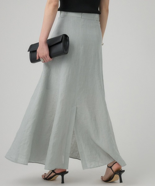 Chaos(カオス)の「Chaos(カオス)/アンバーリネンスカート(スカート・レディース・ライトグレー/ホワイト系その他6・FREE)」の12枚目の写真