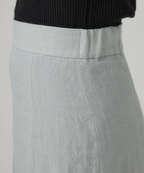 Chaos(カオス)の「Chaos(カオス)/アンバーリネンスカート(スカート・レディース・ライトグレー/ホワイト系その他6・FREE)」の9枚目の写真