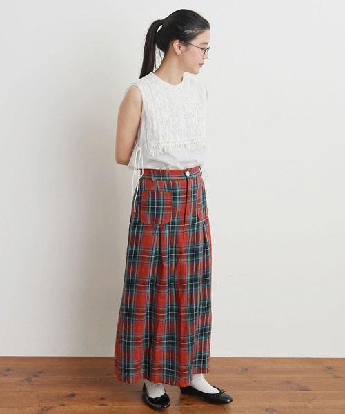 フィグロンドン　アリスチェックパンツ fig London（フィグロンドン）の「△Alice check short PT