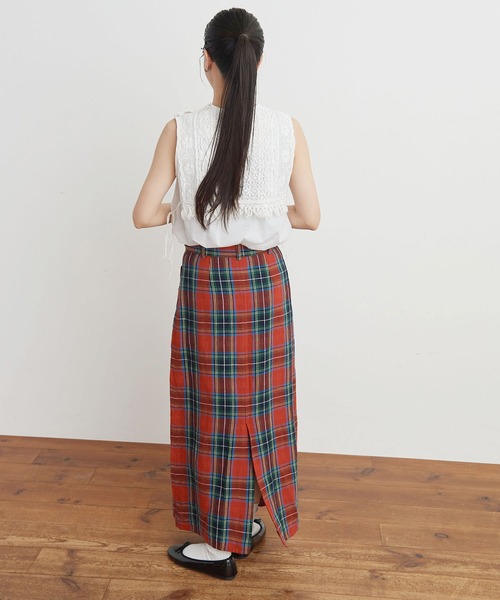 fig London（フィグロンドン）の「○Alice check skirt