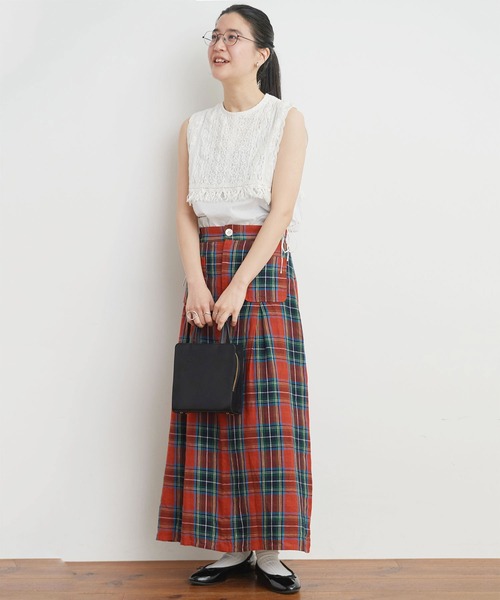 フィグロンドン　アリスチェックパンツ fig London（フィグロンドン）の「○Alice check pants（その他
