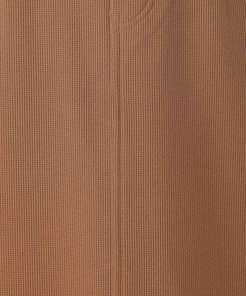 studio CLIP（スタディオクリップ）の「ワッフル織ナロースカート[プチサイズあり]（スカート・レディース・カーキ/ブラック/ブラウン/ネイビー・PF/LARGE/MEDIUM/ﾌﾘｰ(L)）」の9枚目の写真