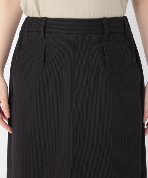 studio CLIP（スタディオクリップ）の「ワッフル織ナロースカート[プチサイズあり]（スカート・レディース・カーキ/ブラック/ブラウン/ネイビー・PF/LARGE/MEDIUM/ﾌﾘｰ(L)）」の13枚目の写真