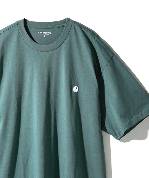 Carhartt WIP（カーハートダブリューアイピー）の「【Carhartt WIP】S/S MADISON T-SHIRT（Tシャツ/カットソー・メンズ・ブラック/ホワイト/ブルー/グリーン・L/M/XL）」の3枚目の写真