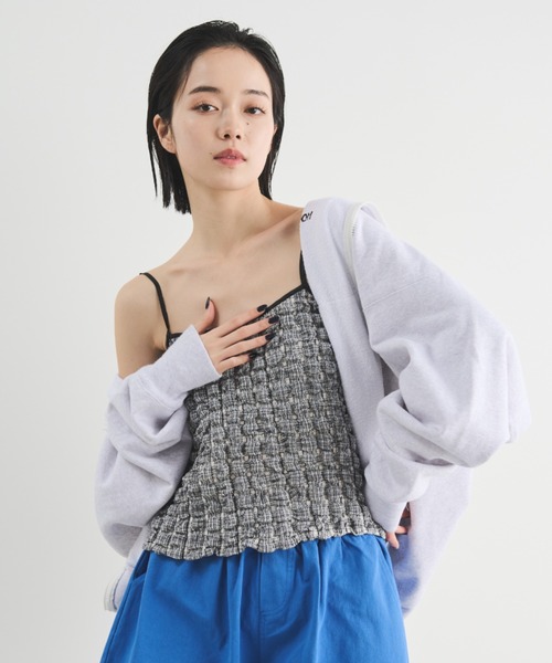 MERLOT(メルロー)の「ポップコーンキャミソール(キャミソール・レディース・ブルー/ブラック・FREE)」の22枚目の写真