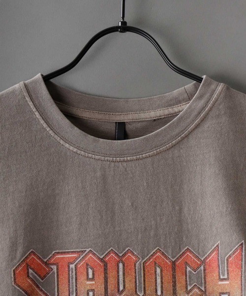 SITRY（シトリー）の「Pigment Graphic No Sleeve Shirt/ピグメント加工 ヴィンテージライク ロックプリント ノースリーブシャツ（タンクトップ・メンズ・ブラウン系その他/ブラック系その他/ブラウン系その他2/ブラック系その他2/ブラウン系その他3/ブラック系その他4/ブラック系その他3/ブラック系その他5/ブラウン系その他4/ブラウン系その他5・M/L/XL）」の18枚目の写真