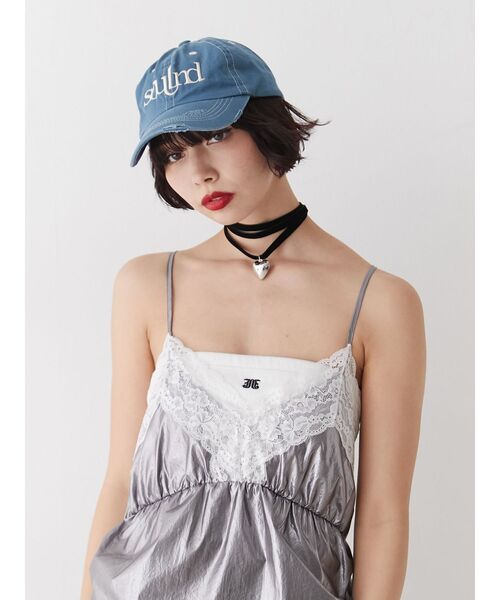 jouetie（ジュエティ）の「メタリックレースキャミワンピース（ワンピース・レディース・ピンク/シルバー・MEDIUM）」の21枚目の写真