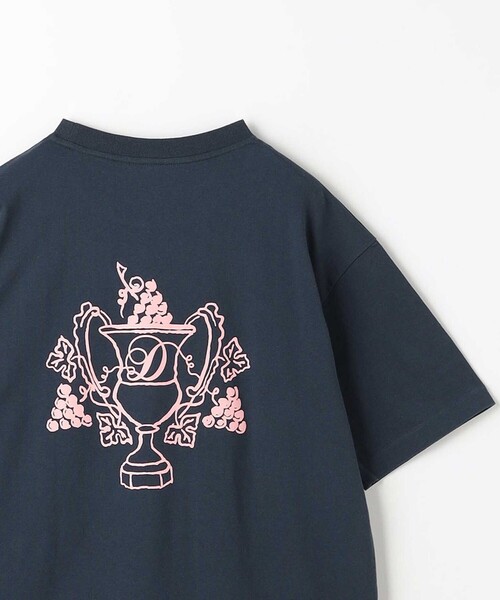 Drole De Monsieur(ドロール ド ムッシュ)の「<DROLE DE MONSIEUR> BLASON Tシャツ(Tシャツ/カットソー・メンズ・ネイビー/オフホワイト・L/M)」の2枚目の写真
