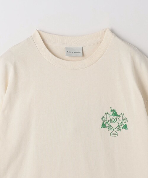 Drole De Monsieur(ドロール ド ムッシュ)の「<DROLE DE MONSIEUR> BLASON Tシャツ(Tシャツ/カットソー・メンズ・ネイビー/オフホワイト・L/M)」の5枚目の写真