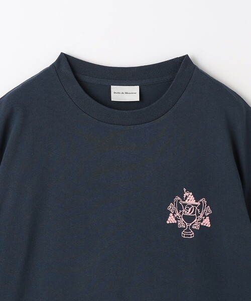Drole De Monsieur(ドロール ド ムッシュ)の「<DROLE DE MONSIEUR> BLASON Tシャツ(Tシャツ/カットソー・メンズ・ネイビー/オフホワイト・L/M)」の12枚目の写真