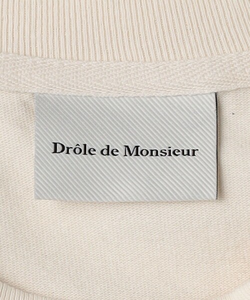 Drole De Monsieur(ドロール ド ムッシュ)の「<DROLE DE MONSIEUR> BLASON Tシャツ(Tシャツ/カットソー・メンズ・ネイビー/オフホワイト・L/M)」の16枚目の写真