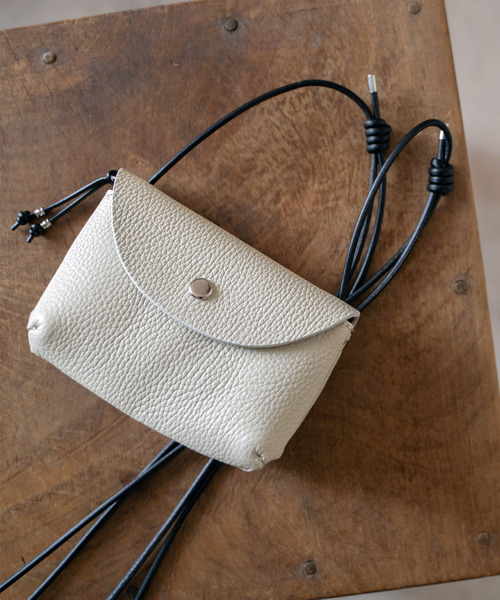 SENTI センティ / SHRINK LEATHER NECKWALLET シュリンクレザーネック