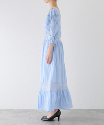 IENA（イエナ）の「【SARA MALLIKA/サラマリカ】POPLIN LACE EMB MIX