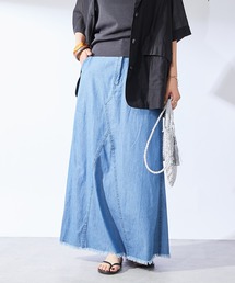 un dix cors | サマーコーデュロイパネルスカート(スカート)