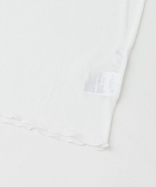 ITEMS URBANRESEARCH（アイテムズ アーバンリサーチ）の「シアーメロウハンソデプルオーバー（Tシャツ/カットソー・レディース・ホワイト/ブラック/ライトブルー・FREE）」の7枚目の写真