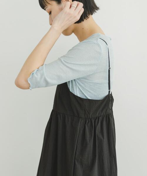 ITEMS URBANRESEARCH（アイテムズ アーバンリサーチ）の「シアーメロウハンソデプルオーバー（Tシャツ/カットソー・レディース・ホワイト/ブラック/ライトブルー・FREE）」の16枚目の写真