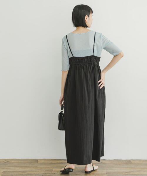 ITEMS URBANRESEARCH（アイテムズ アーバンリサーチ）の「シアーメロウハンソデプルオーバー（Tシャツ/カットソー・レディース・ホワイト/ブラック/ライトブルー・FREE）」の19枚目の写真