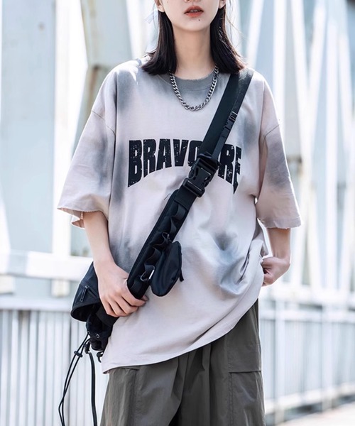 ビッグシルエット ヴィンテージデザイン TシャツWO24S4TP02【WB ORIGINALS】（Tシャツ/カットソー）｜WESTBOY（ウエストボーイ）