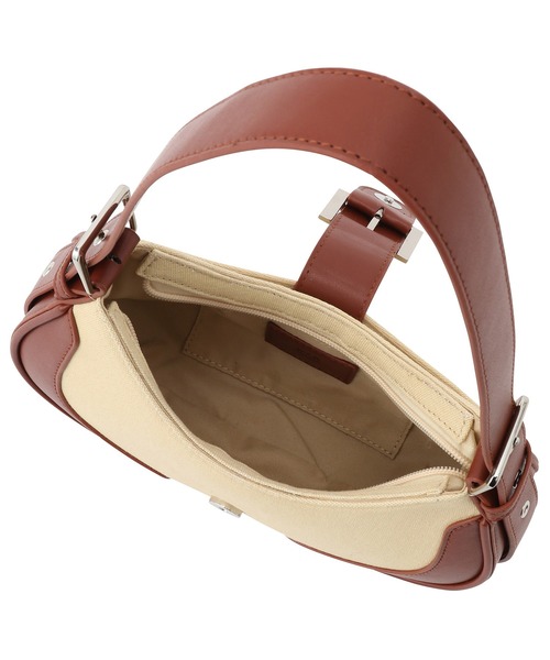 VIS（ビス）の「キャンバスコンビワンショルダー（ショルダーバッグ・レディース・ブラック系その他/ブラウン・FREE）」の15枚目の写真