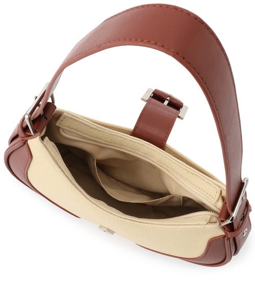 VIS（ビス）の「キャンバスコンビワンショルダー（ショルダーバッグ・レディース・ブラック系その他/ブラウン・FREE）」の16枚目の写真