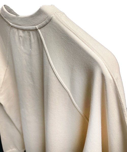 FORTUNA HOMME(フォルトゥナオム)の「FORTUNAHOMME Soft ClearPonti L/S Tee(Tシャツ/カットソー・メンズ・ブラック/ベージュ/ホワイト・2/1)」の10枚目の写真