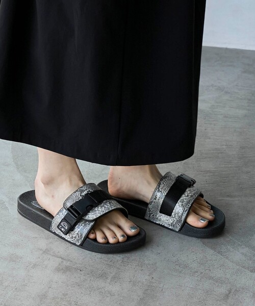 coen（コーエン）の「【C.Mt】SLIDE　SANDAL（23cm／24cm／25cm）（WEB限定サイズ）（サンダル・レディース・ブラック/ベージュ/その他1・23cm/24cm/25cm）」の21枚目の写真
