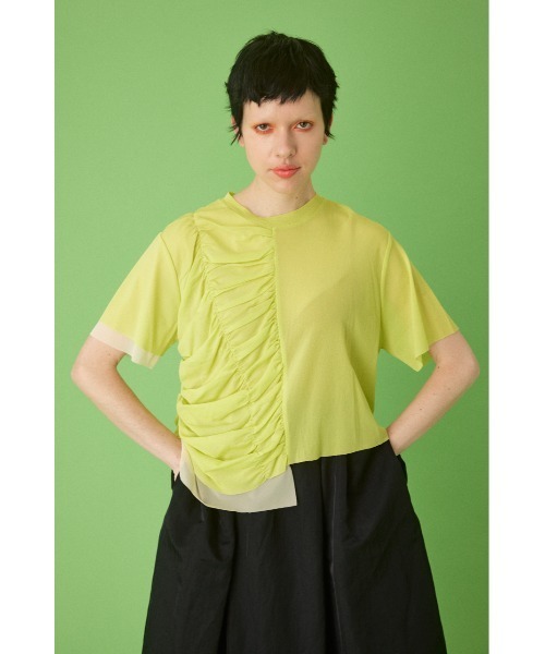 tシャツ Double hem tops　　ダブルヘムトップス レディース HeRIN.CYE（ヘリンドットサイ）の「Double hem tops ダブルヘム