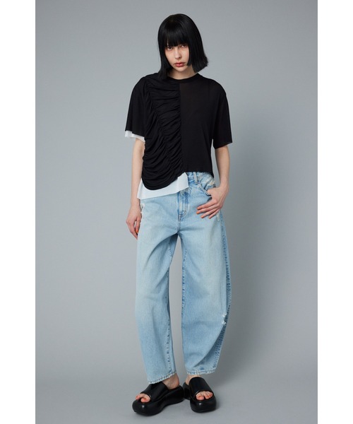 tシャツ Double hem tops　　ダブルヘムトップス レディース HeRIN.CYE（ヘリンドットサイ）の「Double hem tops ダブルヘム