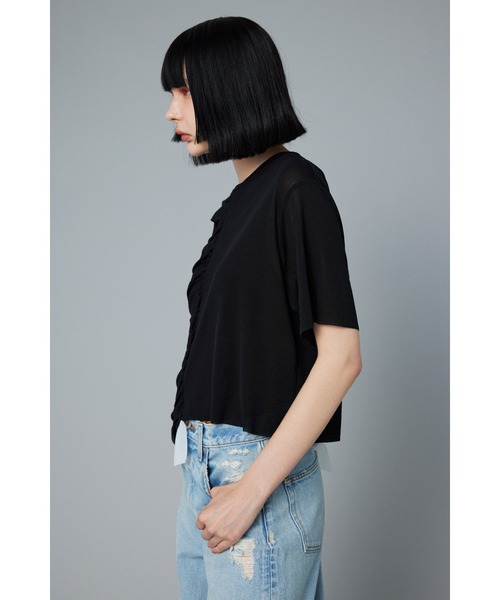 tシャツ Double hem tops　　ダブルヘムトップス レディース HeRIN.CYE（ヘリンドットサイ）の「Double hem tops ダブルヘム