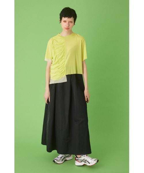 tシャツ Double hem tops　　ダブルヘムトップス レディース HeRIN.CYE（ヘリンドットサイ）の「Double hem tops ダブルヘム