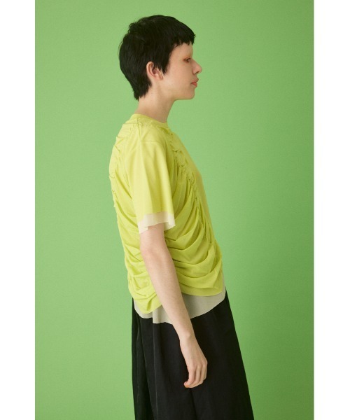 tシャツ Double hem tops　　ダブルヘムトップス レディース HeRIN.CYE（ヘリンドットサイ）の「Double hem tops ダブルヘム