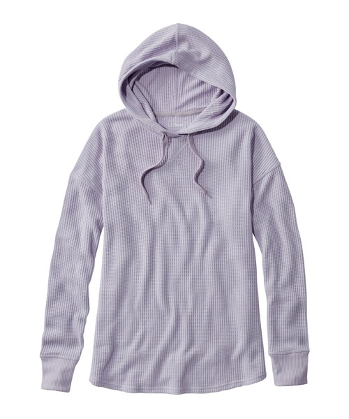 L.L.Bean（エルエルビーン）の「ソフト・ストレッチ・ワッフル・フーディ 米国フィット・プチ（パーカー・レディース・ライラック/ミント/ライトアッシュグレー・X-SMALL/SMALL/MEDIUM/LARGE）」の3枚目の写真