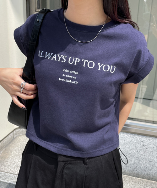 セール】サイドシャーリングTシャツ（Tシャツ/カットソー