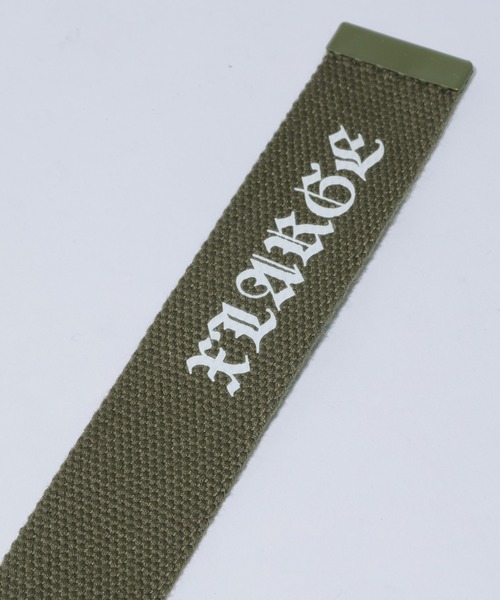 XLARGE(エクストララージ)の「OLD ENGLISH EZ BELT(ベルト・メンズ・ネイビー/オリーブ/ブラック・ONE SIZE)」の5枚目の写真