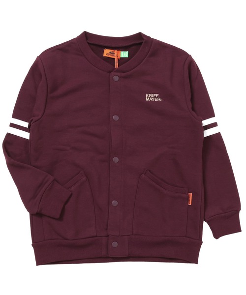 KRIFF MAYER Kid's Collection（クリフメイヤーキッズコレクション）の「【裏毛】チェルシージャケット（カーディガン/ボレロ・キッズ・グレー/ネイビー/グリーン/ワインレッド/ブラウン・130/120/170/160/150/140）」の5枚目の写真