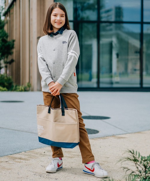 KRIFF MAYER Kid's Collection（クリフメイヤーキッズコレクション）の「【裏毛】チェルシージャケット（カーディガン/ボレロ・キッズ・グレー/ネイビー/グリーン/ワインレッド/ブラウン・130/120/170/160/150/140）」の15枚目の写真