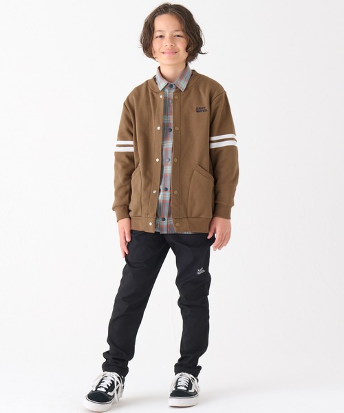 KRIFF MAYER Kid's Collection（クリフメイヤーキッズコレクション）の「【裏毛】チェルシージャケット（カーディガン/ボレロ・キッズ・グレー/ネイビー/グリーン/ワインレッド/ブラウン・130/120/170/160/150/140）」の16枚目の写真