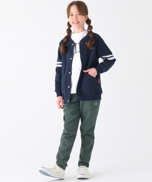 KRIFF MAYER Kid's Collection（クリフメイヤーキッズコレクション）の「【裏毛】チェルシージャケット（カーディガン/ボレロ・キッズ・グレー/ネイビー/グリーン/ワインレッド/ブラウン・130/120/170/160/150/140）」の18枚目の写真