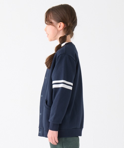 KRIFF MAYER Kid's Collection（クリフメイヤーキッズコレクション）の「【裏毛】チェルシージャケット（カーディガン/ボレロ・キッズ・グレー/ネイビー/グリーン/ワインレッド/ブラウン・130/120/170/160/150/140）」の19枚目の写真