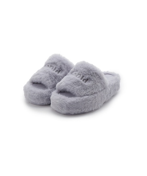 gelato pique（ジェラートピケ）の「エコファールームシューズ（ルームシューズ/スリッパ・レディース・ブルー/ピンク/オフホワイト・FREE）」の17枚目の写真