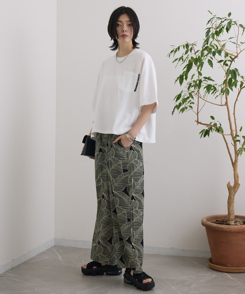 TRANOI（トラノイ）の「TRANOI. TIGER TRANOI.T（Tシャツ/カットソー・レディース・ホワイト/チャコールグレー/ブルー・FREE）」の9枚目の写真