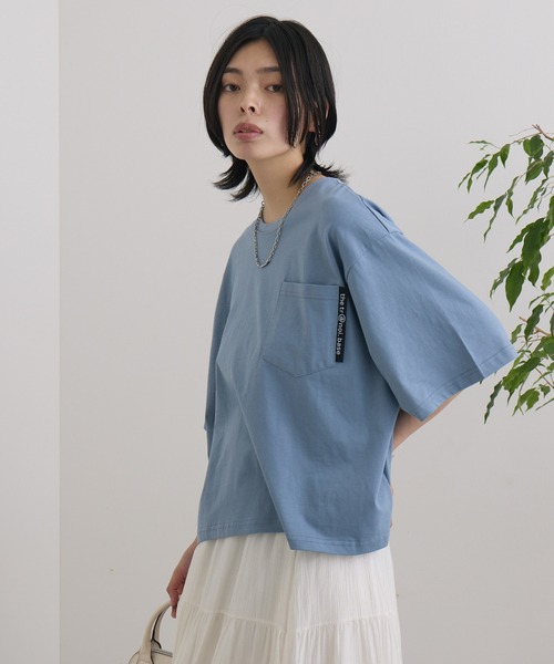 TRANOI（トラノイ）の「TRANOI. TIGER TRANOI.T（Tシャツ/カットソー・レディース・ホワイト/チャコールグレー/ブルー・FREE）」の13枚目の写真