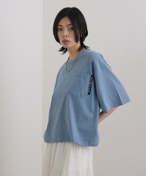 TRANOI（トラノイ）の「TRANOI. TIGER TRANOI.T（Tシャツ/カットソー・レディース・ホワイト/チャコールグレー/ブルー・FREE）」の12枚目の写真