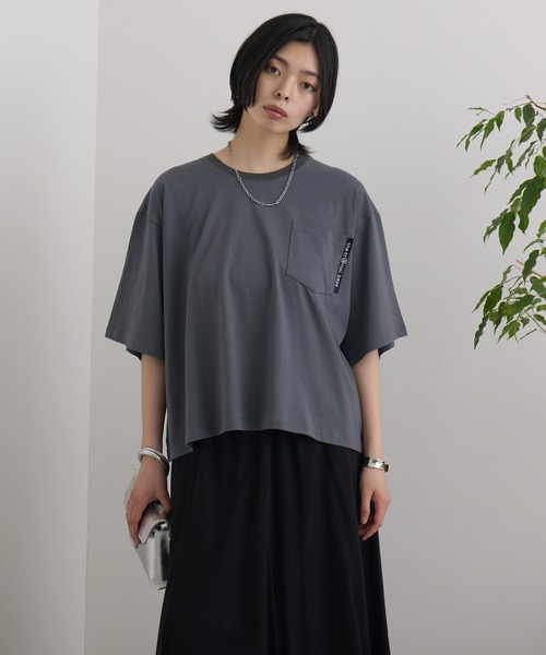 TRANOI（トラノイ）の「TRANOI. TIGER TRANOI.T（Tシャツ/カットソー・レディース・ホワイト/チャコールグレー/ブルー・FREE）」の22枚目の写真
