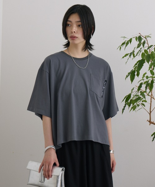 TRANOI（トラノイ）の「TRANOI. TIGER TRANOI.T（Tシャツ/カットソー・レディース・ホワイト/チャコールグレー/ブルー・FREE）」の21枚目の写真