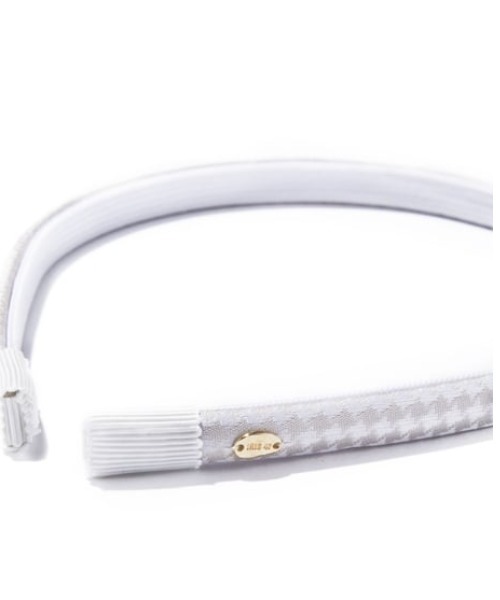 IRIS47（イリスフォーセブン）の「【IRIS 47】check head band/チェック ヘッドバンド（カチューシャ・レディース・ブラック系/グレー・FREE）」の4枚目の写真