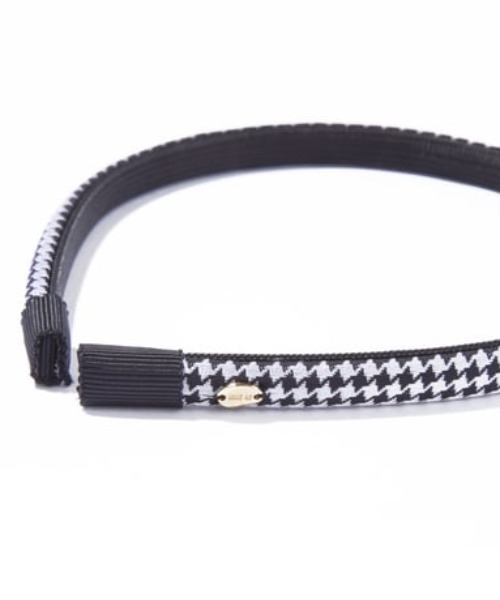 IRIS47（イリスフォーセブン）の「【IRIS 47】check head band/チェック ヘッドバンド（カチューシャ・レディース・ブラック系/グレー・FREE）」の8枚目の写真