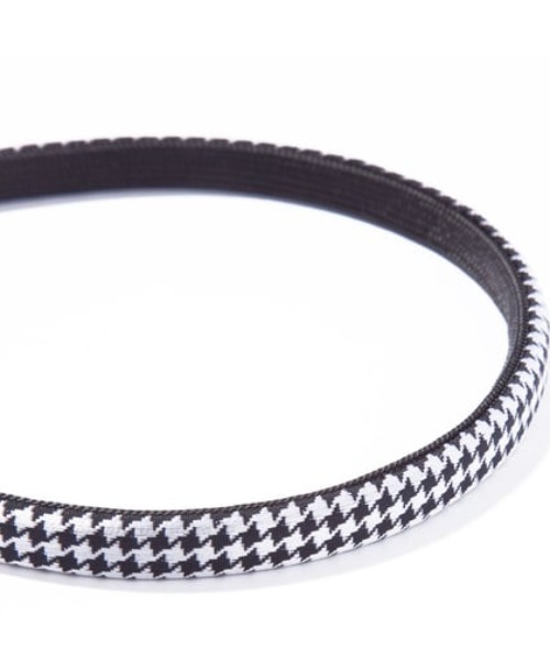 IRIS47（イリスフォーセブン）の「【IRIS 47】check head band/チェック ヘッドバンド（カチューシャ・レディース・ブラック系/グレー・FREE）」の9枚目の写真