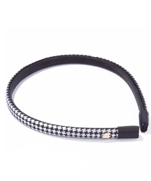 IRIS47（イリスフォーセブン）の「【IRIS 47】check head band/チェック ヘッドバンド（カチューシャ・レディース・ブラック系/グレー・FREE）」の10枚目の写真