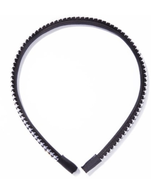 IRIS47（イリスフォーセブン）の「【IRIS 47】check head band/チェック ヘッドバンド（カチューシャ・レディース・ブラック系/グレー・FREE）」の11枚目の写真